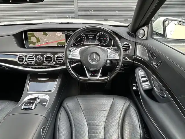 メルセデス・ベンツ Ｓ４００ ハイブリッド エクスクルーシブ 茨城県 2015(平27)年 4.9万km ダイヤモンドホワイト AMGライン /パノラマSR /ソフトクローズD /HUD /エアバランスP /Burｍester /360度カメラ /黒革 /シートヒーター /ベンチレーション /AMG19inAW /RSP/ACC /ナビ /TV /LED /禁煙車