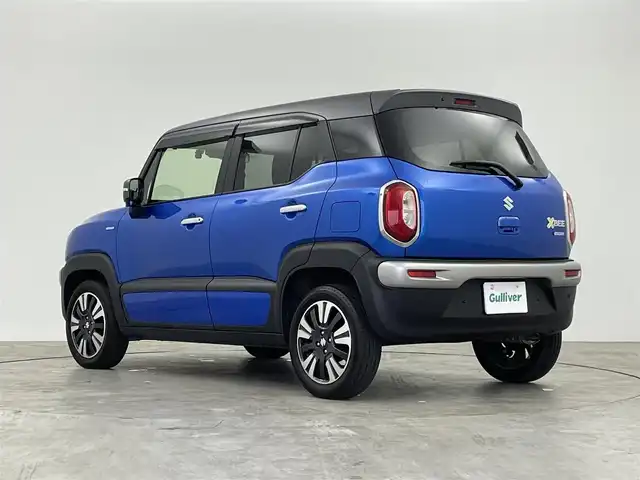 スズキ クロスビー HYBRID MZ 群馬県 2022(令4)年 3.3万km スポーディーブルーメタリック/ミネラルグレー2トーン 社外７型Ｗナビ　Ｂカメラ　衝突軽減　レーダークルーズ　パドルシフト　コーナーセンサー　シートヒーター　前後ドラレコ　ビルトインＥＴＣ　ＬＥＤヘッド　ＬＥＤフォグ　スペアキー　純正アルミホイール　禁煙車