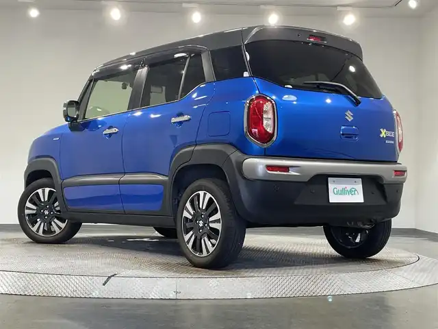 スズキ クロスビー HYBRID MZ 愛知県 2022(令4)年 3.3万km スポーディーブルーメタリック/ミネラルグレー2トーン Panasonic7インチナビ/（Bluetooth/AM/FM/フルセグTV）/衝突軽減ブレーキ/レーダークルーズコントロール/シートヒーター/LEDヘッドライト/ETC/バックカメラ/ドライブレコーダー/コーナーセンサー/レーンキープアシスト/パーキングアシスト/プッシュスタートボタン/スマートキー/スペアキー有/アイドリングストップ