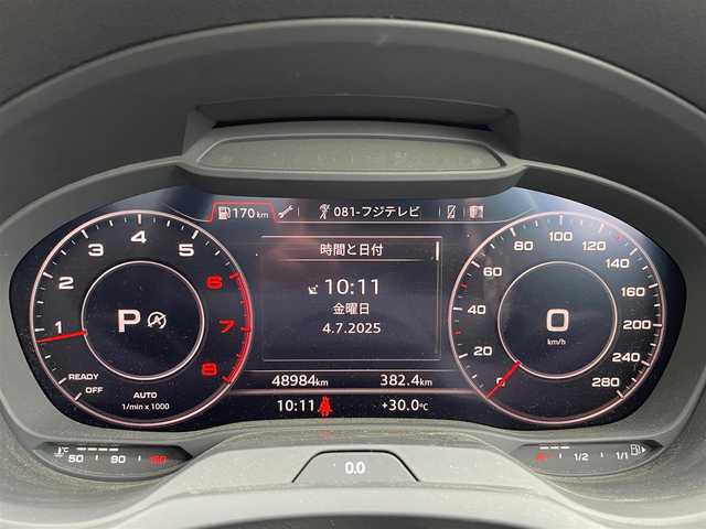 アウディ Ａ３ セダン 40TFSI クワトロ スポーツ 青森県 2019(令1)年 4.9万km ミトスブラックメタリック 4WD/純正メモリーナビ/（TV/Bt/AM/FM/USB/AUX)/ハーフレザーシート/バーチャルコックピット/前後ドラレコ/ACC/シートヒーター/D席パワーシート/前後コーナーセンサー/アイドリングストップ/パドルシフト/ETC2.0/LEDヘッドライト/オートライト/バックカメラ/エアバックW/サイド/カーテン/横滑り防止/ABS/取扱説明書/保証書/点検記録簿　R2/R3/R4/R5/R6
