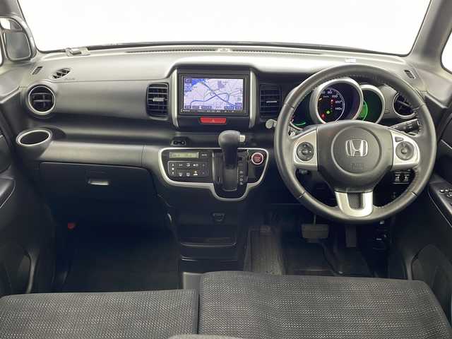 ホンダ Ｎ ＢＯＸ G ターボ Lパッケージ 千葉県 2015(平27)年 5.3万km プレミアムホワイトパールⅡ 社外パナソニックSDナビ/Bluetooth フルセグTV/バックカメラ/両側パワースライドドア/パドルシフト/クルーズコントロール/純正フロアマット/ヘッドライトレベライザー/アイドリングストップ/横滑り防止機能/プッシュスタート/スマートキー