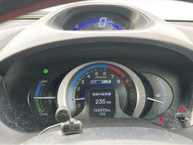 ホンダ インサイト G 愛媛県 2009(平21)年 16.7万km スペクトラムホワイトパール 純正ナビ/ETC/純正フロアマット/ファブリックシート/ワンセグTV/CDチェンジャー/パワーウィンドウ/パワーステアリング/ABS/リモコンキー