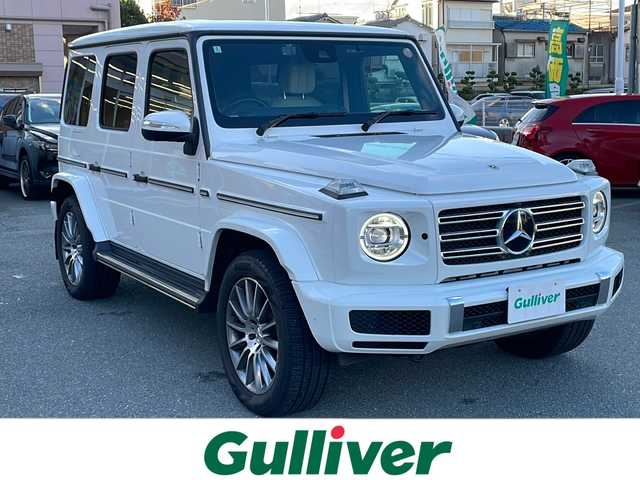 メルセデス・ベンツ ゲレンデヴァーゲン Ｇ４００ｄ AMGライン 大阪府 2024(令6)年 0.4万km 白 ワンオーナー/純正ナビ【TV/BlueTooth/AppleCarPlay】/全周囲カメラ/ボディカラー　オパリスホワイト/アダプティブダンピングシステム/AMGラインパッケージ/ラグジュアリーパッケージ/G manufakturプログラム/ブルメスターオーディオ/前席メモリー機能付パワーシート/前席ランバーサポート/前席リラクゼーション機能/前席ダイナミックシート/クライメートコントロール/エナジャイジングコンフォート/デフロック/アンビエントライト/インテリジェントライトシステム/前後ドライブレコーダー/レーダークルーズコントロール/ETC2.0