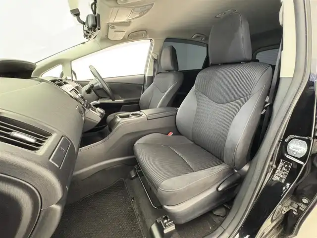 トヨタ プリウス α S ツーリングセレクション 滋賀県 2015(平27)年 7.4万km アティチュードブラックマイカ 社外7インチナビ　DVD/CD/Bluetooth/SD/フルセグ/ビルトインETC/ステアリングスイッチ/デジタルインナーミラー/電動格納ミラー/コーナーセンサー（前後）/スマートキー