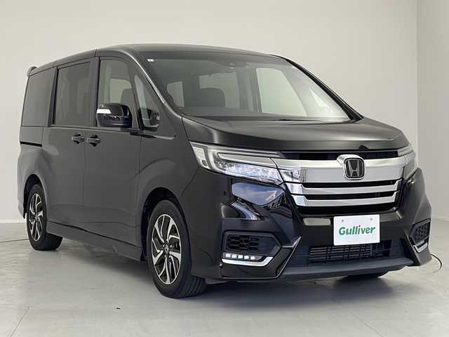 ホンダ ステップワゴン スパーダ ホンダセンシング 茨城県 2020(令2)年 4.7万km プレミアムスパークルブラックパール ガソリンターボ/FF/MTモード付インパネCVT/純正 9インチナビ VXM-207VFNi/（CD/DVD/RADIO/TV/SD/MUSIC RACK/USB/iPod/Bluetooth/CarPlay）/純正 9インチ 後席フリップダウンモニター VM-155N/バックカメラ/両側パワースライドドア/ドライブレコーダー 前後/ビルトイン ETC2.0/Honda SENSING/・衝突軽減ブレーキ［CMBS］/・車線維持支援システム［LKAS］/・路外逸脱抑制機能/・アダプティブクルーズコントロール［ACC］/・標識認識機能/・先行車発進お知らせ機能/装備/・【OP】わくわくゲート/・左右独立オートエアコン/・オートライト/・LEDヘッドライト/・LEDフロントフォグライト/・パドルシフト/・ステアリングリモコン/・純正16inAW/・保/取/・予備スマートキーx1