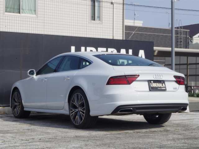 アウディ Ａ７ SB 2．0 TFSI クワトロ 岩手県 2017(平29)年 4.4万km グレイシアホワイトメタリック アシスタンスパッケージ/Audiブレーキガード/サイドアシスト/レーンアシスト/ACC/純正MMIナビ/フルセグTV/バックカメラ/パーキングエイド/アドバンストキー /BOSEサウンド/黒革シート/シートヒーター/パワーシート/LEDライト/OP20インチアルミ
