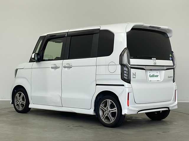 ホンダ Ｎ ＢＯＸ カスタム G L ターボ ホンダセンシング 新潟県 2019(令1)年 6.5万km プラチナホワイトパール 純正メモリナビ(VXM-185VFi)/LEDヘッドライト/パドルシフト/両側パワースライドドア/ハーフレザーシート/純正フロアマット/レーダークルーズコントロール/ターボ/ビルトインETC/スマートキー/フルセグTV/レーンキープアシスト/取扱説明書