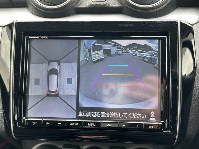 スズキ スイフト HYBRID RS 山梨県 2018(平30)年 5.3万km プレミアムシルバーメタリック ワンオーナー/セーフティパッケージ/パナソニックナビ/フルセグＴＶ　ＣＤ　ＤＶＤ　Ｂｌｕｅｔｏｏｔｈ　ＡＭＦＭ　/全方位モニター/ドライブレコーダー/プッシュスタート/純正フロアマット/レーンキープアシスト/オートマチックハイビーム/ＥＴＣ
