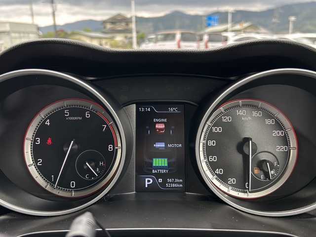 スズキ スイフト HYBRID RS 山梨県 2018(平30)年 5.3万km プレミアムシルバーメタリック ワンオーナー/セーフティパッケージ/パナソニックナビ/フルセグＴＶ　ＣＤ　ＤＶＤ　Ｂｌｕｅｔｏｏｔｈ　ＡＭＦＭ　/全方位モニター/ドライブレコーダー/プッシュスタート/純正フロアマット/レーンキープアシスト/オートマチックハイビーム/ＥＴＣ