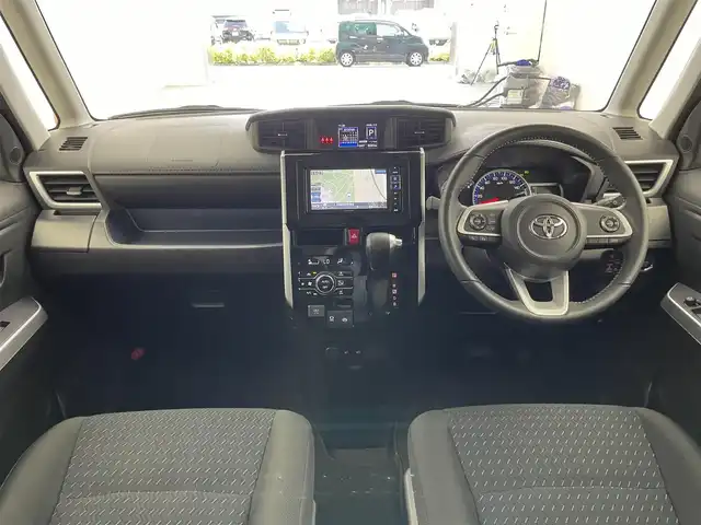 トヨタ ルーミー カスタムG－T 宮城県 2021(令3)年 0.9万km ブラックマイカメタリック 両側パワースライドドア/バックカメラ/メモリナビ/フルセグTV/Bluetooth/USB入力端子/DVD再生機能/ETC/Wi-Fi/レーダークルーズコントロール/シートヒーター/衝突被害軽減システム/レーンキープアシスト/プッシュスタート/スマートキー/オートライト/オートマチックハイビーム/LEDヘッドライト/ドアバイザー/純正フロアマット/純正15インチアルミホイール