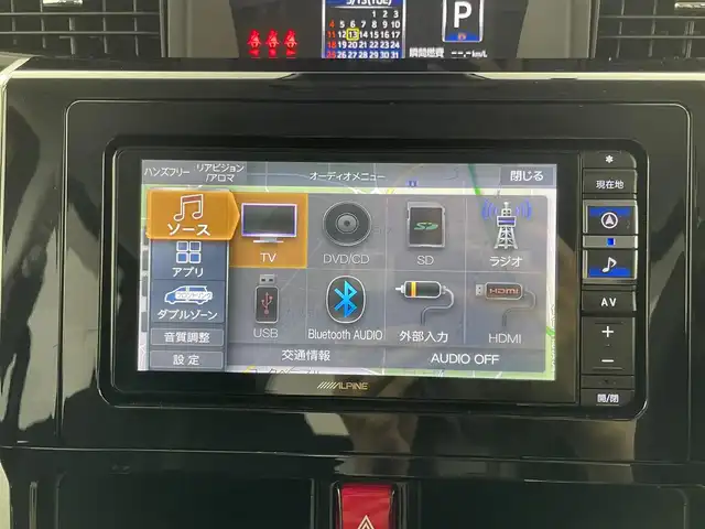 トヨタ ルーミー カスタムG－T 宮城県 2021(令3)年 0.9万km ブラックマイカメタリック 両側パワースライドドア/バックカメラ/メモリナビ/フルセグTV/Bluetooth/USB入力端子/DVD再生機能/ETC/Wi-Fi/レーダークルーズコントロール/シートヒーター/衝突被害軽減システム/レーンキープアシスト/プッシュスタート/スマートキー/オートライト/オートマチックハイビーム/LEDヘッドライト/ドアバイザー/純正フロアマット/純正15インチアルミホイール