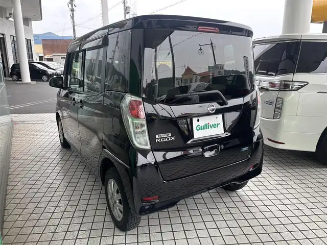 日産 デイズ ルークス X 京都府 2014(平26)年 13.4万km ブラック 純正メモリーナビ、地デジ、Bluetooth/アラウンドビューモニター/ETC/左側パワースライドドア /保証書/取扱説明書