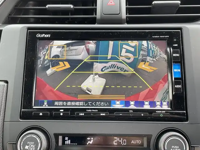 ホンダ シビック ハッチバック 長野県 2019(令1)年 1.1万km フレームレッド 純正ナビ（FM/AM、CD、DVD、BT）/ワンセグテレビ/バックカメラ/アイドリングストップ/衝突軽減システム/前席パワーシート/前席シートヒーター/クルーズコントロール追従機能有/ビルトインETC/横滑り防止装置/前後コーナーセンサー/レーンキープアシスト/純正フロアマット/ダブルサイドエアバック/カーテンエアバック/社外１７ＡＷ/LEDオートライト/保証書、取扱説明書/スマートキ―（１本）