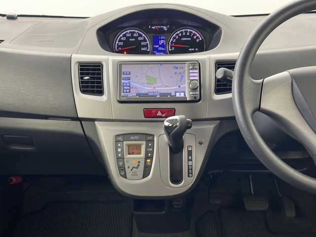ダイハツ ムーヴ カスタム X 秋田県 2012(平24)年 4.9万km ブラックマイカメタリック ４WD/純正ナビ/（AM/FM/CD/DVD/BT）/デジタルTV/ハロゲンヘッドライト/フォグランプ/フルオートエアコン/ETC/プッシュスタート/ダブルエアバッグ/ABS/冬タイヤ積込/純正14インチアルミホイール/純正ドアバイザー/純正フロアマット