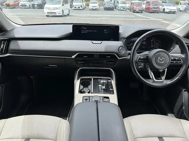 マツダ ＣＸ－６０ XD Lパッケージ 熊本県 2023(令5)年 3.6万km ジェットブラックマイカ ワンオーナー/純正ナビ/・AM/FM/USB/HDMI/BT/・AndroidAuto/AppleCarPlay/全周囲カメラ/・バック/フロント/サイド/i-ACTIVSENSE/・クルージング＆トラフィックサポート/・標識連動車速設定/・アダプティブLEDヘッドライト/・交通標識認識システム/・パーキングセンサー/・トラクションコントロールシステム/・オートマチックハイビーム/・ブラインドスポットモニター/レーダークルーズコントロール/前後コーナーセンサー/ヘッドアップディスプレイ/革巻きステアリング/・ステアリングリモコン/・ステアリングヒーター/・パドルシフト/レザーシート/・全席シートヒーター/・D/N席パワーシート/・D席シートメモリー/置くだけ充電/ETC/電動格納ミラー/・ウィンカーミラー/電動サイドブレーキ/・オートホールドボタン/ドアバイザー/トノカバー/純正フロアマット/純正アルミホイール/スマートキー