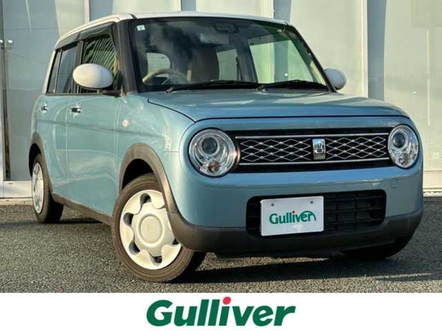 スズキ ラパン モード 福岡県 2021(令3)年 3.6万km フィズブルーパールメタリック/ホワイト 2トーンルーフ ・ディスプレイオーディオ（AM/FM/DISC/Bluetooth/USB/iPod/AUX/AV）/・衝突被害軽減システム/・クリアランスソナー/・横滑り防止装置/・レーンキープアシスト/・LEDヘッドライト/・電動格納ミラー/・ステアリングスイッチ/・D/N席シートヒーター/・スマートキー/・スペアキー1本/・純正ドアバイザー/・純正フロアマット/・純正スチール