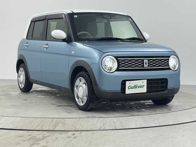 スズキ ラパン モード 熊本県 2021(令3)年 3.6万km フィズブルーパールメタリック/ホワイト 2トーンルーフ ・ディスプレイオーディオ（AM/FM/DISC/Bluetooth/USB/iPod/AUX/AV）/・衝突被害軽減システム/・クリアランスソナー/・横滑り防止装置/・レーンキープアシスト/・LEDヘッドライト/・電動格納ミラー/・ステアリングスイッチ/・D/N席シートヒーター/・スマートキー/・スペアキー1本/・純正ドアバイザー/・純正フロアマット/・純正スチール