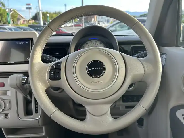 スズキ ラパン モード 福岡県 2021(令3)年 3.6万km フィズブルーパールメタリック/ホワイト 2トーンルーフ ・ディスプレイオーディオ（AM/FM/DISC/Bluetooth/USB/iPod/AUX/AV）/・衝突被害軽減システム/・クリアランスソナー/・横滑り防止装置/・レーンキープアシスト/・LEDヘッドライト/・電動格納ミラー/・ステアリングスイッチ/・D/N席シートヒーター/・スマートキー/・スペアキー1本/・純正ドアバイザー/・純正フロアマット/・純正スチール