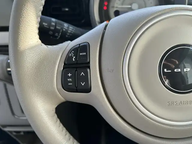 スズキ ラパン モード 福岡県 2021(令3)年 3.6万km フィズブルーパールメタリック/ホワイト 2トーンルーフ ・ディスプレイオーディオ（AM/FM/DISC/Bluetooth/USB/iPod/AUX/AV）/・衝突被害軽減システム/・クリアランスソナー/・横滑り防止装置/・レーンキープアシスト/・LEDヘッドライト/・電動格納ミラー/・ステアリングスイッチ/・D/N席シートヒーター/・スマートキー/・スペアキー1本/・純正ドアバイザー/・純正フロアマット/・純正スチール