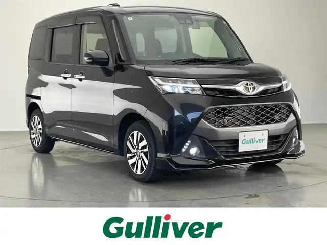 トヨタ タンク カスタムG 愛知県 2020(令2)年 6.7万km ブラックマイカメタリック 純正９型ナビ　フルセグＴＶ　純正フロントスポイラー　Ｂｌｕｅｔｏｏｔｈ　全方位カメラ　両側電動スライドドア　前後ドラレコ　ＥＴＣ　シートヒーター　ＬＥＤヘッドライト　衝突軽減　レーダー探知機　禁煙車