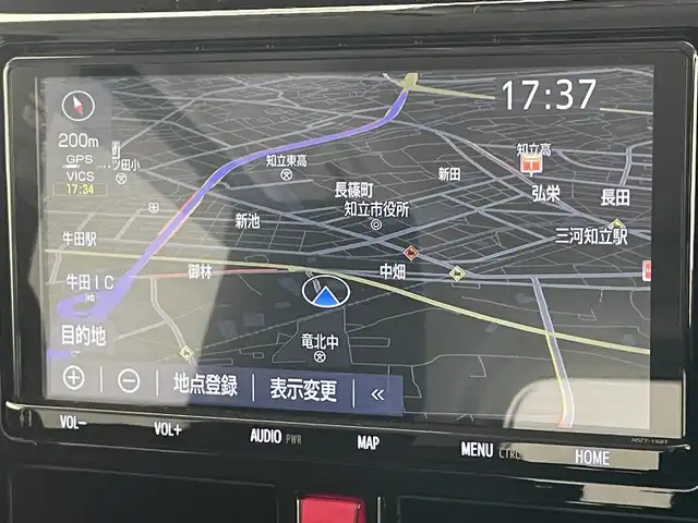 トヨタ タンク カスタムG 愛知県 2020(令2)年 6.7万km ブラックマイカメタリック 純正９型ナビ　フルセグＴＶ　純正フロントスポイラー　Ｂｌｕｅｔｏｏｔｈ　全方位カメラ　両側電動スライドドア　前後ドラレコ　ＥＴＣ　シートヒーター　ＬＥＤヘッドライト　衝突軽減　レーダー探知機　禁煙車