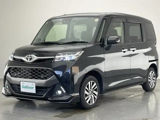 トヨタ タンク カスタムG 愛知県 2020(令2)年 6.7万km ブラックマイカメタリック 純正９型ナビ　フルセグＴＶ　純正フロントスポイラー　Ｂｌｕｅｔｏｏｔｈ　全方位カメラ　両側電動スライドドア　前後ドラレコ　ＥＴＣ　シートヒーター　ＬＥＤヘッドライト　衝突軽減　レーダー探知機　禁煙車