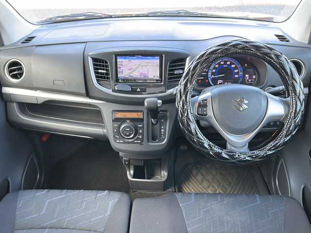 スズキ ワゴンＲ スティングレー X 秋田県 2014(平26)年 4.9万km フェニックスレッドパール 社外メモリナビ/社外CD、DVD、BT、TV/社外14インチAW/運助シートヒーター/４WD/取説、保証書
