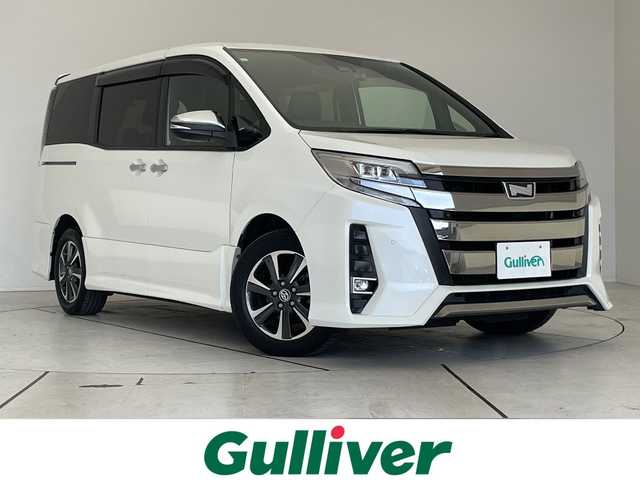 トヨタ ノア Si ダブルバイビーⅢ 愛知県 2021(令3)年 6.5万km ホワイトパールクリスタルシャイン トヨタセーフティセンス/純正9型ナビ/12型フリップダウンモニター/両側パワースライドドア/バックカメラ/コーナーセンサー/純正アルミホイール/ＥＴＣ/LEDヘッドライト/リアオートエアコン/レーンキープアシスト/ドライブレコーダー/衝突軽減システム/フルセグ/CD DVD/Bluetooth/ステアリングスイッチ/スマートキー/プッシュスタート