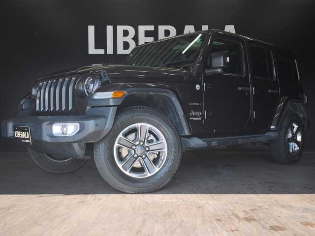 クライスラー・ジープ ジープ ラングラー アンリミテッド サハラ 群馬県 2019(令1)年 2.2万km グラニトクリスタル ACC/フロント＆サイド＆バックカメラ/ブラインドスポットアシスト/フルセグTV/純正ナビ/LEDヘッドライト/アンドロイドオート/ETC2.0/スマートキー/パークアシスト/プッシュスタート