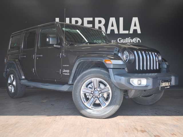 クライスラー・ジープ ジープ ラングラー アンリミテッド サハラ 群馬県 2019(令1)年 2.2万km グラニトクリスタル ACC/フロント＆サイド＆バックカメラ/ブラインドスポットアシスト/フルセグTV/純正ナビ/LEDヘッドライト/アンドロイドオート/ETC2.0/スマートキー/パークアシスト/プッシュスタート