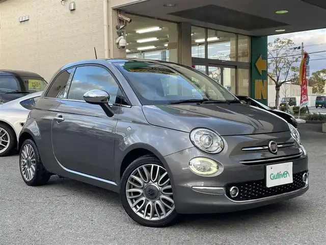 フィアット ５００ ジェニオ 和歌山県 2017(平29)年 7.6万km ガンＭ 150台限定車/ポルトローナ・フラウ製レザーシート/HIDヘッドライト/純正オーディオ・USB・Bluetooth・AUX/ガラスルーフ/コーナーセンサー/キーレス/前後ドライブレコーダー/スペアキー