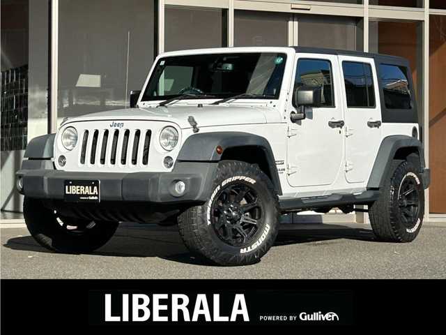 クライスラー・ジープ ジープ ラングラー アンリミテッド スポーツ 福岡県 2015(平27)年 3.5万km ブライトホワイト クルコン　/Ｓカメラ　/ＣＤ／ＤＶＤ　/ＡＵＸ　/ＭＴモード付ＡＴ　/１７インチＡＷ「Ｄｉｃｋ　Ｃｅｐｅｋ」　/キーレスキー　/ＥＴＣ