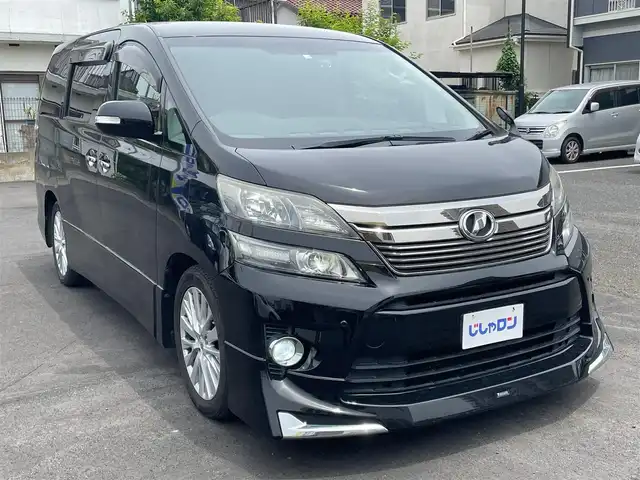 トヨタ ヴェルファイア 2．4Z Gエディション 埼玉県 2011(平23)年 14万km ブラック (株)IDOMが運営する【じしゃロン川越店】の自社ローン専用車両になります。こちらは現金またはオートローンご利用時の価格です。自社ローンご希望の方は別途その旨お申付け下さい/じしゃロン成約済み/純正ナビ/バックカメラ/Bluetooth/フルセグ/フリップダウンモニター/トヨタプレミアムサウンド/両側パワスラ/パワーバックドア/ETC/前後ドラレコ/モデリスタエアロ