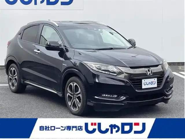 ホンダ ヴェゼル ハイブリッド Z ホンダセンシング 埼玉県 2016(平28)年 8万km クリスタルブラックパール (株)IDOMが運営する【じしゃロン鳩ヶ谷店】の自社ローン専用車両になりますこちらは現金またはオートローンご利用時の価格です。自社ローンご希望の方は別途その旨お申付け下さい/ホンダセンシング/コンフォートビューＰＫＧ/インターナビ/　(CD/DVD/USB/Bluetooth接続)/フルセグＴＶ/バックカメラ/ハーフレザーシート/シートヒーター/ビルドインＥＴＣ/ドライブレコーダー/サイド＆カーテンエアバック/ＬＥＤヘッドライト＆フォグランプ