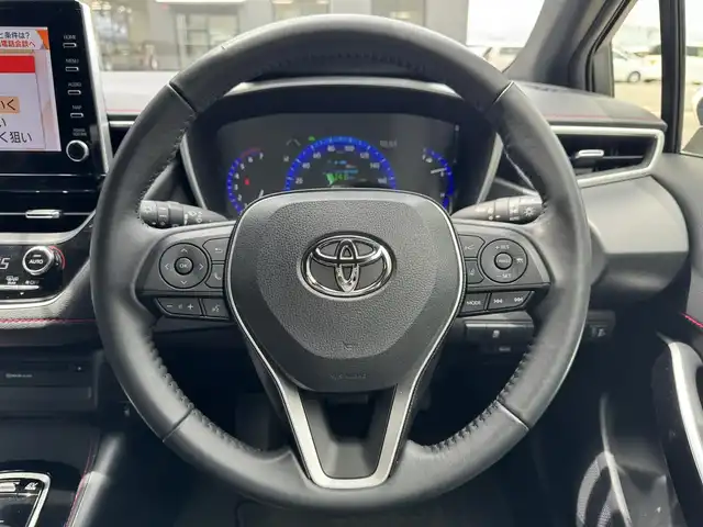 トヨタ カローラ スポーツ ハイブリッドG Z 滋賀県 2020(令2)年 4.3万km プラチナホワイトパールマイカ 禁煙車/純正９インチナビ/　(Bluetooth・フルセグTV・DVD・CD・USB)/前方ドライブレコーダー/ETC/バックカメラ/前席シートヒーター/レーンキープアシスト/プリクラッシュセーフティ/LEDオートライト/オートハイビーム/ステアリングスイッチ/スマートキー/プッシュスタート/電動格納ミラー/ブラインドスポットモニター/オートエアコン