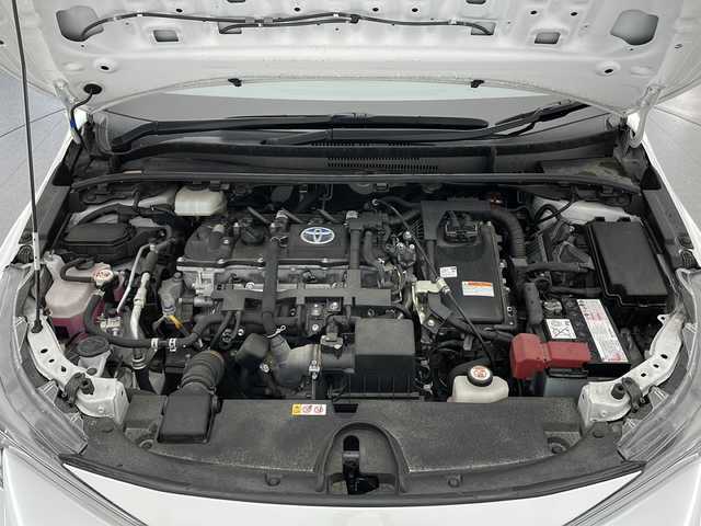 トヨタ カローラ スポーツ ハイブリッドG Z 長野県 2020(令2)年 4.3万km プラチナホワイトパールマイカ 純正ナビ/Bluetooth・TV・DVD・USB・AM／FM/前方ドライブレコーダー/ETC/バックカメラ/前席シートヒーター/オートハイビーム/ステアリングスイッチ/ブラインドスポットモニター/横滑り防止装置/衝突軽減システム/コーナーセンサー/レーンキープアシスト/オートエアコン/クルーズコントロール/純正夏タイヤ/LEDヘッドライト/スマートキー/スペアキー