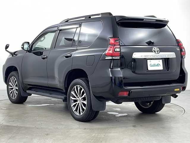 トヨタ ランドクルーザー プラド TX Lパッケージ 道央・札幌 2019(平31)年 4.9万km ブラック 登録時48782km/禁煙車/ワンオーナー/ALPINEナビ(AM/FM/フルセグ/CD/DVD/Blotooth/USB)/ALPINEフリップダウンモニター/黒革シート/前席シートヒーター/前席エアシート/前席パワーシート/ETC/ドラレコ/レーダークルーズコントロール/オートライト/オートハイビーム/ルーフレール/プリクラッシュ/レーンキープアシスト/コーナーセンサー/純正アルミホイール/プッシュスタート/スマートキー×2