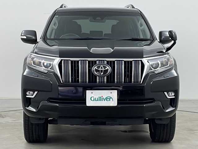 トヨタ ランドクルーザー プラド TX Lパッケージ 道央・札幌 2019(平31)年 4.9万km ブラック 登録時48782km/禁煙車/ワンオーナー/ALPINEナビ(AM/FM/フルセグ/CD/DVD/Blotooth/USB)/ALPINEフリップダウンモニター/黒革シート/前席シートヒーター/前席エアシート/前席パワーシート/ETC/ドラレコ/レーダークルーズコントロール/オートライト/オートハイビーム/ルーフレール/プリクラッシュ/レーンキープアシスト/コーナーセンサー/純正アルミホイール/プッシュスタート/スマートキー×2