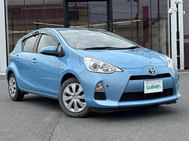 トヨタ アクア G 宮城県 2014(平26)年 7.2万km クールソーダメタリック 登録時走行距離71561km/社外ナビ/・Bluetooth/・ワンセグテレビ/バックカメラ/ETC/プッシュスタート/スマートキー/ドライブレコーダー/オートライト/LEDヘッドライト