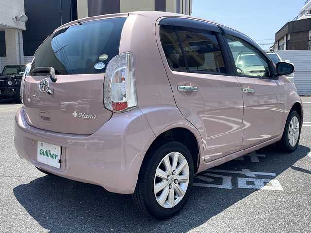 トヨタ パッソ プラスハナ 広島県 2015(平27)年 6.1万km ムースピンクP /登録時走行距離/　　　　　　　60341キロ/ワンオーナー/アイドリングストップ/純正ナビ/バックカメラ/地デジ/スペアキー×１/ETC/新車時整備手帳/　　【保証書】/取扱説明書/