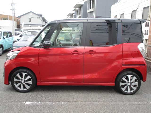 三菱 ｅＫスペース カスタムT e－アシスト 岡山県 2015(平27)年 7.3万km アメジストブラック/レッドM 純正SDナビ/フルセグテレビ/バックカメラ/Bluetooth/両側パワースライドドア/オートライト/純正15AW/社外フロアマット/ETC/スマートキー/衝突軽減ブレーキ