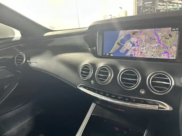 メルセデス・ベンツ Ｓ５５０ クーペ AMGライン 福岡県 2015(平27)年 5.7万km 白 純正HDDナビ/フルセグテレビ/全方位カメラ/黒革シート/シートヒーター/シートクーラー/ブルメスターサウンド/アイドリングストップ/クルーズコントロール/プッシュスタート/ETC