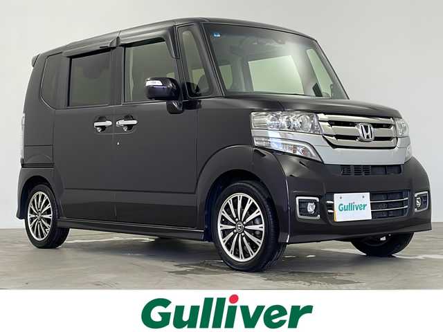 ホンダ Ｎ ＢＯＸ カスタム ターボ SSパッケージ 鹿児島県 2017(平29)年 5.7万km プレミアムベルベットパープル・パール 純正ナビ/(CD/DVD/Bluetooth/SD/AM/FM)/バックカメラ/両側パワースライドドア/衝突軽減ブレーキ（CTBA）/パドルシフト/ドアバイザー/純正15インチアルミホイール/フロアマット/純正ドライブレコーダー/横滑り防止装置/フォグライト/シートリフター