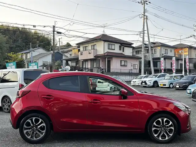 マツダ デミオ XD ツーリング 熊本県 2015(平27)年 7.5万km ソウルレッドプレミアムメタリック 純正ナビ/【Bluetooth/USB】/バックカメラ/フロントカメラ/衝突軽減システム/ヘッドアップディスプレイ/ステアリングスイッチ/クルーズコントロール/M/Tモード/アイドリングストップ/コーナーセンサー/LEDヘッドライト/ETC/ドライブレコーダー/社外ボンネットダンパー(AutoExe)/純正16インチアルミホイール/プッシュスタート/取扱説明書/保証書
