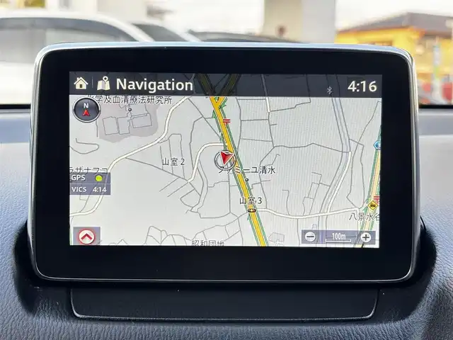 マツダ デミオ XD ツーリング 熊本県 2015(平27)年 7.5万km ソウルレッドプレミアムメタリック 純正ナビ/【Bluetooth/USB】/バックカメラ/フロントカメラ/衝突軽減システム/ヘッドアップディスプレイ/ステアリングスイッチ/クルーズコントロール/M/Tモード/アイドリングストップ/コーナーセンサー/LEDヘッドライト/ETC/ドライブレコーダー/社外ボンネットダンパー(AutoExe)/純正16インチアルミホイール/プッシュスタート/取扱説明書/保証書