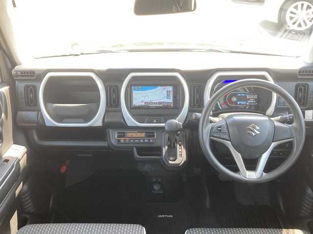 スズキ ハスラー HYBRID G 佐賀県 2020(令2)年 3.8万km クールカーキPM KENWOODナビ/衝突被害軽減ブレーキ/路線逸脱警報/コーナーセンサー/アイドリングストップ/ステアリングリモコン/シートヒーター/ビルトインETC/ドライブレコーダー/プッシュスタート/スマートキー