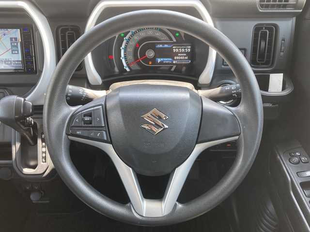 スズキ ハスラー HYBRID G 佐賀県 2020(令2)年 3.8万km クールカーキPM KENWOODナビ/衝突被害軽減ブレーキ/路線逸脱警報/コーナーセンサー/アイドリングストップ/ステアリングリモコン/シートヒーター/ビルトインETC/ドライブレコーダー/プッシュスタート/スマートキー