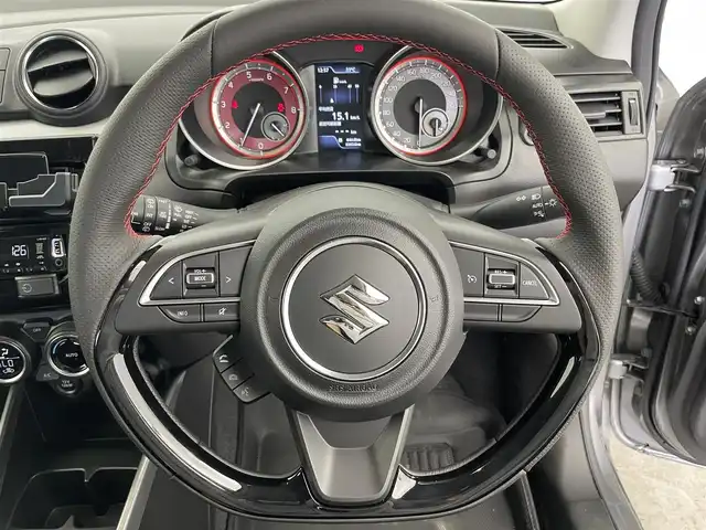 スズキ スイフト スポーツ 富山県 2023(令5)年 3.4万km プレミアムシルバーメタリック BRIDEシート/FUJITUBOマフラー/TEIN車高調/クスコLSD/KENWOODオーディオ（AM/FM/CD/USB）/D席シートヒーター/クルーズコントロール/横滑り防止装置/社外アルミホイール/社外フロアマット/オートLEDライト/スマートキー