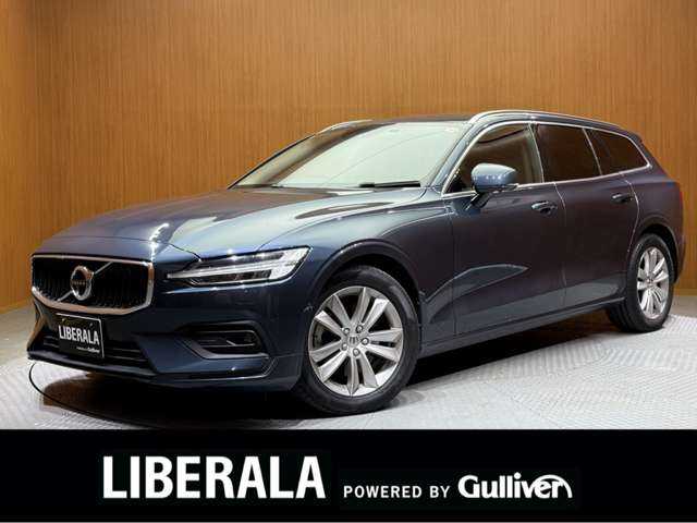 ボルボ Ｖ６０ T5 モメンタム 千葉県 2020(令2)年 3.4万km デニムブルーメタリック インテリセーフ　/純正ナビ　/360°カメラ　/ACC　/BLIS　/黒革　/シートヒーター　/パワーシート　/LEDヘッドライト　/ハイビームアシスト　/自動駐車　/ドライブレコーダー　/電動リアゲート　/純正17インチAW　/ETC