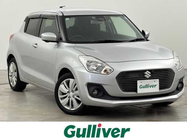 スズキ スイフト XL 福岡県 2017(平29)年 1.8万km スターシルバーメタリック 純正ナビ／フルセグＴＶ　/全方位カメラ　/ビルトインＥＴＣ　/前方ドライブレコーダー　/クルーズコントロール　/衝突軽減ブレーキ　/レーンキープ　/パドルシフト　/プッシュスタート　/シートヒーター　/純正１６インチＡＷ